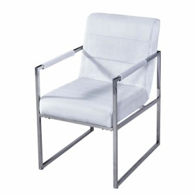 Stuhl DKD Home Decor Weiß Stahl Kunststoff 75 x 57 x 92 cm