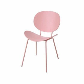 Chair DKD Home Decor Pink Metal polypropylene Plastic 50 x 55 x