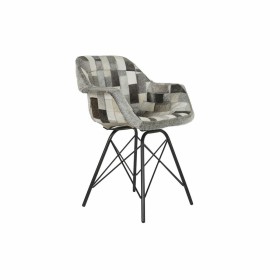 Cadeira com braços DKD Home Decor 60,5 x 53 x 81,5 cm Preto