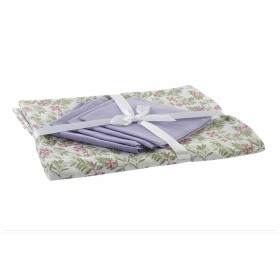 Nappe et serviettes de table DKD Home Decor Blanc Vert 150 x