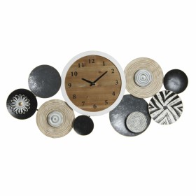 Reloj de Pared DKD Home Decor Metal Madera (105.4 x 6.5 x 51.5