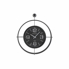 Reloj de Pared DKD Home Decor Negro Cristal Hierro 64 x 9 x 73