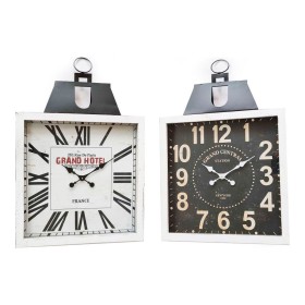 Reloj de Pared DKD Home Decor 60 x 6 x 89 cm Cristal Negro