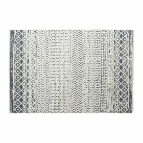 Teppich DKD Home Decor Weiß Grau Polyester Baumwolle (160 x 230