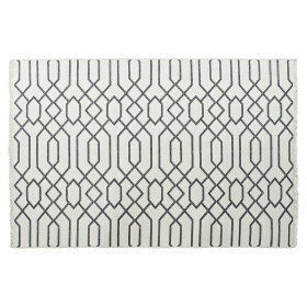 Teppich DKD Home Decor Weiß Grau Polyester Baumwolle (200 x 290