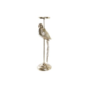 Candle Holder DKD Home Decor Champagne Aluminium Parrot (21 x