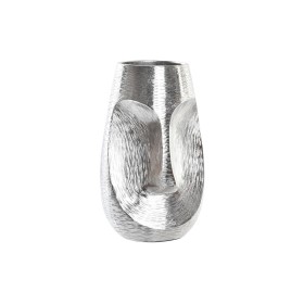 Vase DKD Home Decor Gesicht Silberfarben Aluminium Moderne (19