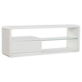 Mueble de TV DKD Home Decor Blanco Cristal 140 x 40 x 50 cm