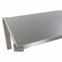 Mesa de Comedor DKD Home Decor Cristal Gris Aluminio Roble