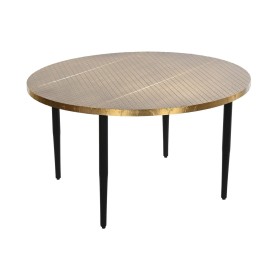 Centre Table DKD Home Decor Glamour Black Golden Wood Metal 85