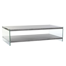 Centre Table DKD Home Decor Grey Transparent Crystal MDF Wood