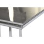Mesa de Comedor DKD Home Decor Plateado Cristal Acero (180 x 90