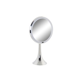 Magnifying Mirror with LED DKD Home Decor Silver Metal 20 x 11