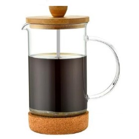 Kolben-Kaffeemaschine DKD Home Decor Durchsichtig natürlich