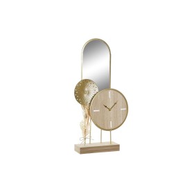 Reloj de Mesa DKD Home Decor 26 x 8 x 53 cm Espejo Natural