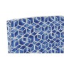 Cojín DKD Home Decor Azul Blanco Rectangular Geométrico 190 x