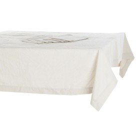 Nappe et serviettes de table DKD Home Decor Beige (150 x 150 x