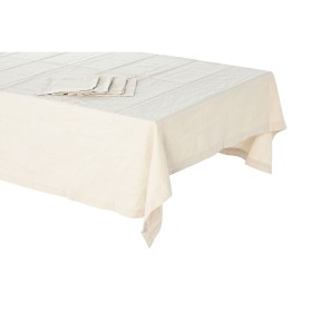Nappe et serviettes de table DKD Home Decor Beige