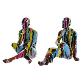Figurine Décorative DKD Home Decor 25,5 x 14 x 21,5 cm Noir
