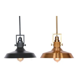 Lámpara de Techo DKD Home Decor Negro Dorado Metal 50 W (2