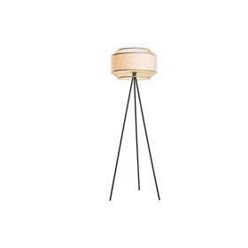 Lámpara de Pie DKD Home Decor Negro Metal Bambú 50 W 220 V 50 x