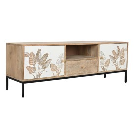 Mueble de TV DKD Home Decor Metal Madera de mango (140 x 40 x