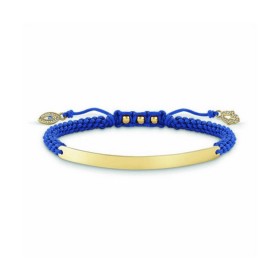 Bracelete feminino Thomas Sabo LBA0067-899-1 Azul Prata Dourado