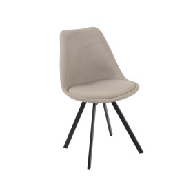 Dining Chair DKD Home Decor 48 x 58 x 84 cm Black Grey Metal