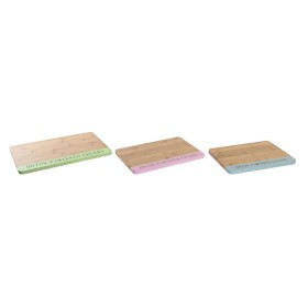 Tabla de cortar DKD Home Decor 33,5 x 22,4 x 1,2 cm Azul Rosa