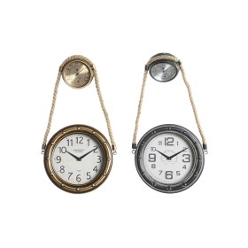 Reloj de Pared DKD Home Decor 28,5 x 8 x 50 cm Cristal Hierro