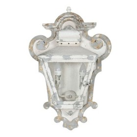 Lámpara de Pared DKD Home Decor Cristal Metal Blanco Neoclásico