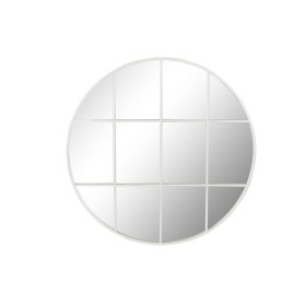 Espejo de pared DKD Home Decor 80 x 2,5 x 80 cm Cristal Blanco
