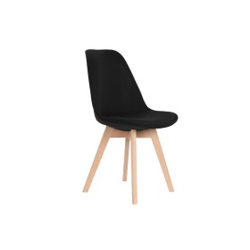 Chair DKD Home Decor 48 x 56 x 83 cm Foam Black Beech