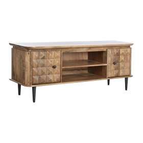 Mueble de TV DKD Home Decor Natural Metal Madera de mango 140 x