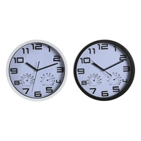 Reloj de Pared DKD Home Decor 25,5 x 4 x 25,5 cm Negro Blanco