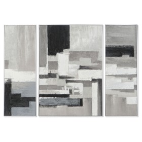 Juego de 3 cuadros DKD Home Decor Abstracto Moderno 140 x 3,5 x