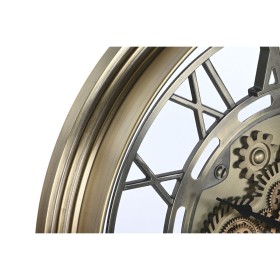 Relógio de Parede Home ESPRIT Dourado Cristal Ferro 80 x 10 x