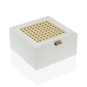 Caja-Joyero Versa Cuadrado Blanco (16 x 8 x 16 cm)