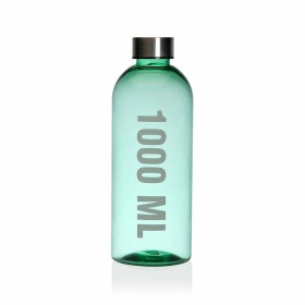 Botella de Agua Versa Verde 1 L Acero Poliestireno 8,7 x 24,5 x