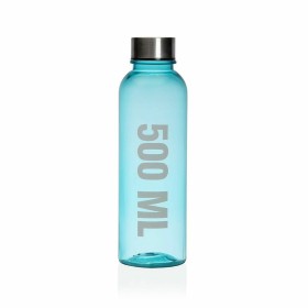 Botella de Agua Versa 500 ml Azul Acero Poliestireno Compuesto