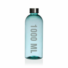 Botella de Agua Versa 1 L Azul Acero Poliestireno Compuesto 8,7