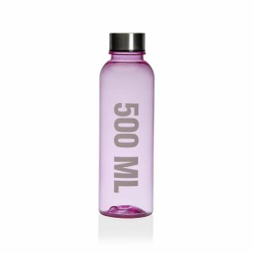 Botella de Agua Versa Rosa 500 ml Acero Poliestireno Compuesto