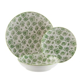 Set de Vajilla Versa Amada Verde Porcelana 18 Piez