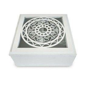 Caja Decorativa Versa Mandala Madera MDF 20 x 8 x 