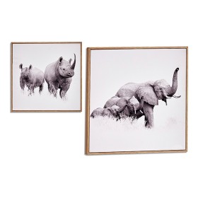 Cadre Avec cadre animaux Bois Contre-plaqué (31 x 