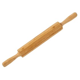 Rodillo para Amasar Bambú Natural (5 x 5 x 50,8 cm