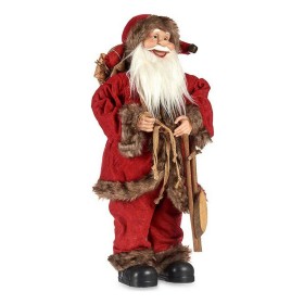 Father Christmas 24 x 62 x 33,5 cm Red Wood Brown 