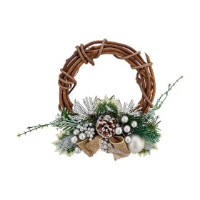 Advent wreathe 20,32 cm 22 x 8 x 22 cm Silver Wood