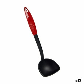 Cucharón Plástico Rojo Negro Nailon (6,5 x 30,5 x 9 cm) (12