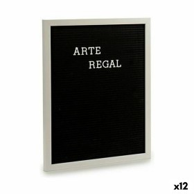 Cuadro Negro Blanco Panel 144 Letras (2,5 x 50,5 x
